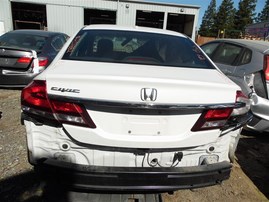 2015 Honda Civic EX-L White Sedan 1.8L AT #A24882